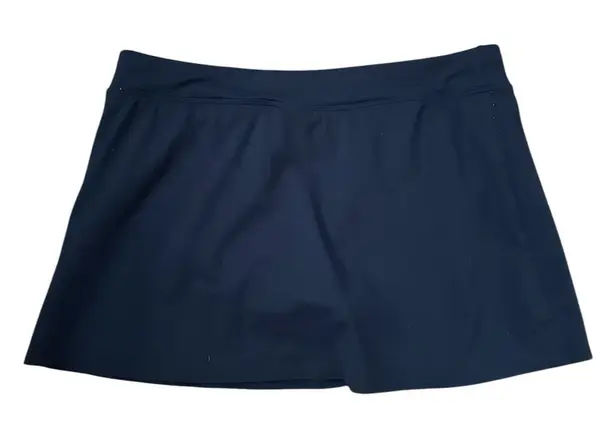Lands' End Blue Swim Skorts/Skirt with Smooth Fabric and Clean Hem Size 14