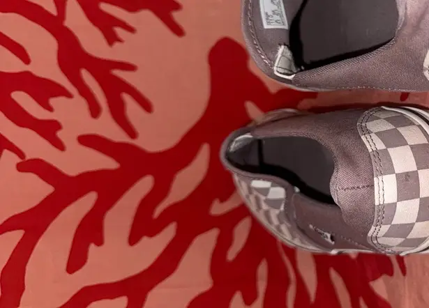 Vans  Checkerboard Slip-On Sneakers Purple Women’s 11 - Image 4