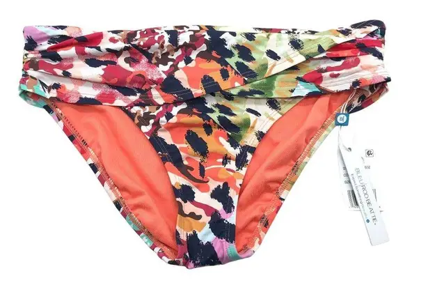 Bleu Rod Beattie Multi-Color Party Animal Sarong-Waist Hipster Bikini Bottom 10