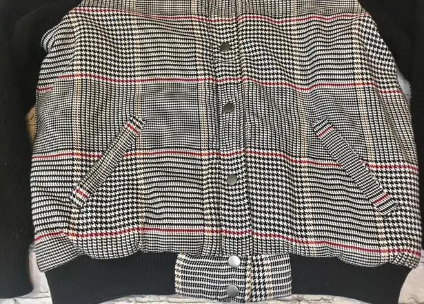 The Fifth Label Houndstooth Bomber Jacket NWT
