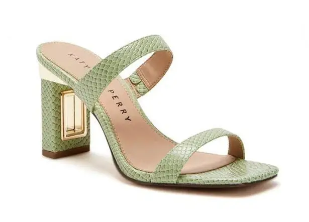 Katy Perry NWT The Hollow Heel Sandal, Celery Size 10M/40 New in Box Retail $109