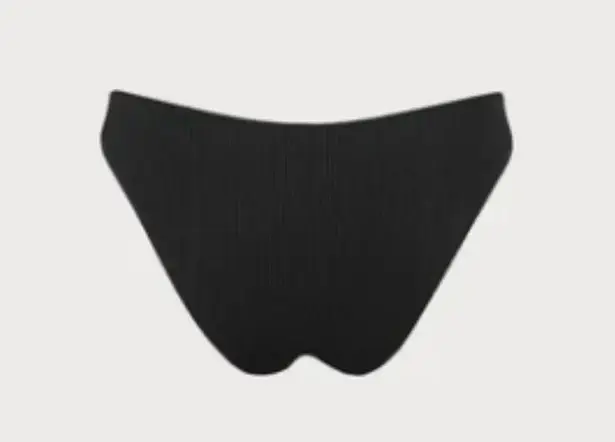 BERLOOK Black Twist Backless Bikini Top AND bottom 68