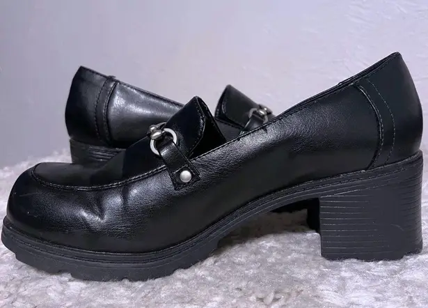 Lower East Side  90s Y2K Chunky Platform Steampunk Goth Shoes SZ 10 Lug Sole