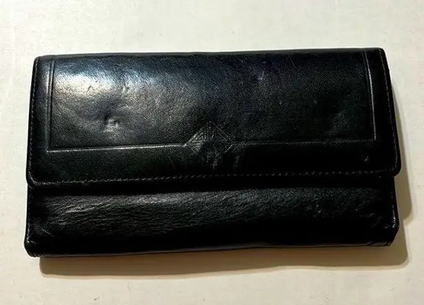 Princess Gardner Full Grain Cowhide Wallet Black