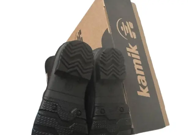 Kamik Womens 9 Black Rubber Rain Boots