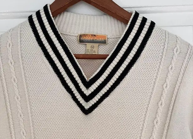 Bobby Chan Women's Sweater Size M Beige Tan Size M