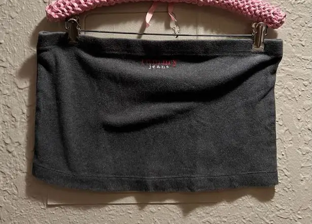 Tommy Hilfiger Tommy Jeans Grey Sleeveless Crop Top Woman’s Size XL - Image 1