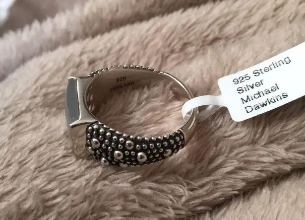 MICHAEL DAWKINS Mother of Pearl Starry Night Ring