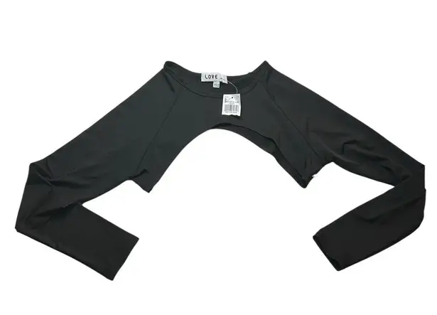 Love j Love Charcoal Women's Crop Top