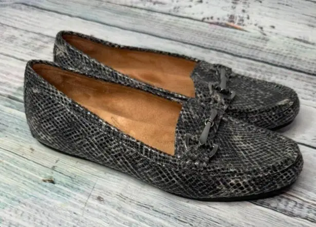 Aerosoles Day Drive Loafers Black Horse Bit 6.5