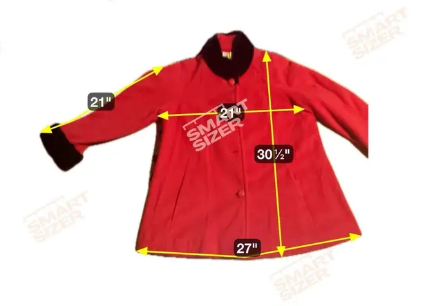 Leslie Fay Women's Medium Red Blazer, Faux Fur Collar & Cuffs, Size 8, Outerwear