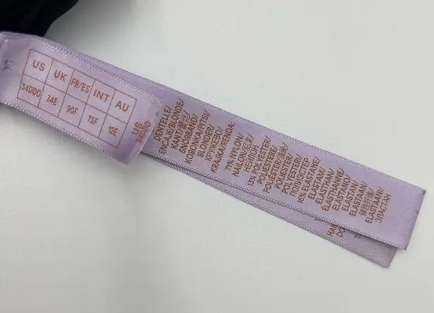 Savage X Fenty Bra Megan thee Stallion Starry Night Size 34DDD Black Blue Purple