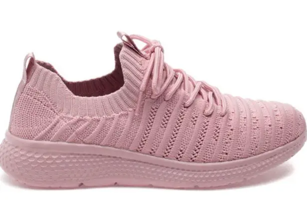 JSlides J/Slides Women's Dyann Knit Low Top Sneakers Light Pink Knit Sz 8.5