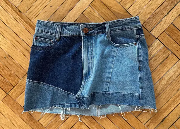 Eleven Paris Denim Mini Skirt