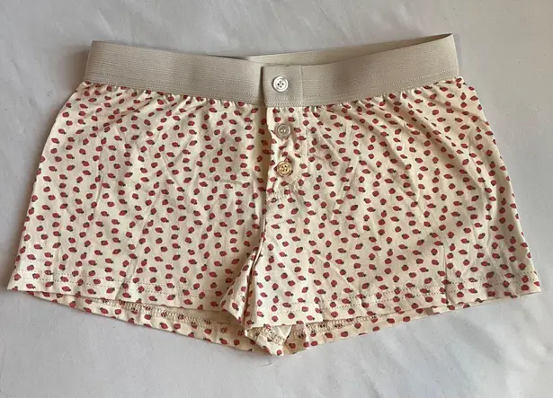 Brandy Melville NWOT  strawberry print matching top and bottoms pajama set