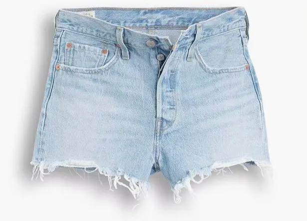 Levi's Light Wash Denim Shorts