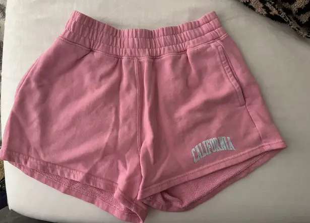 Hollister pink  sweat shorts