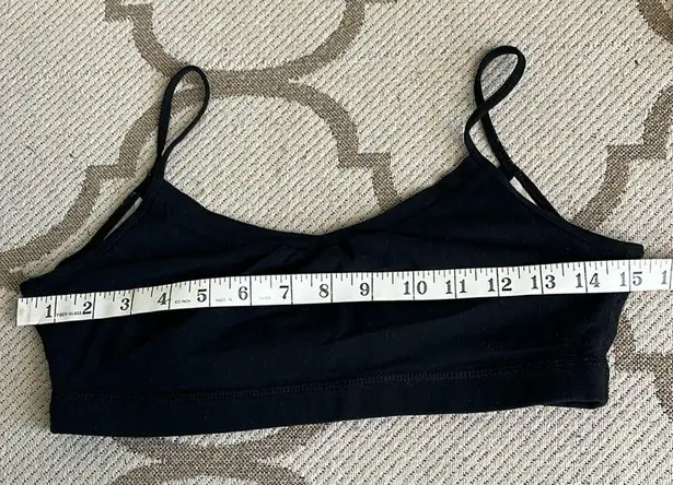 Lululemon  black no padding yoga lounge light support bra