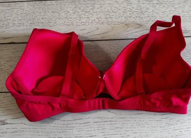 Red Cross Front Molded Underwire Bikini Top Sea Level size 12