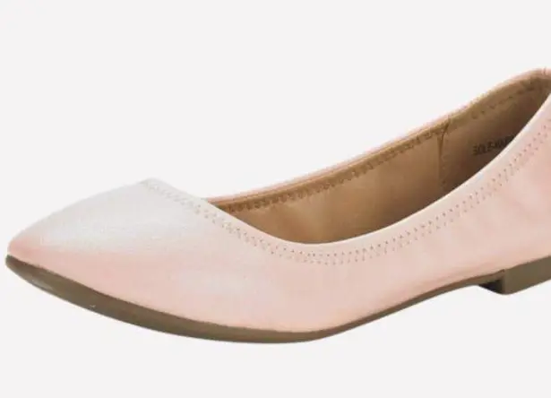 Dream Paris DREAM PAIRS Women's Sole-Happy Ballerina Walking Flats Shoes 6.5 (M) Pink