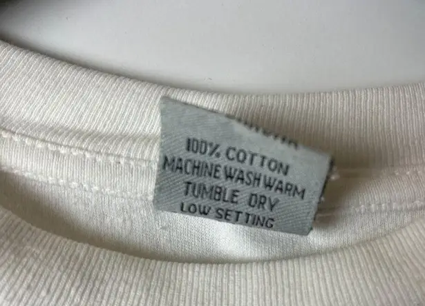 Hard Rock Cafe Oversized Jamaica T Shirt Womens White Medium M Embroidered Tee