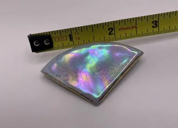 Hand Made Hand Crafted Ceramic Brooch Pin Hand Painted