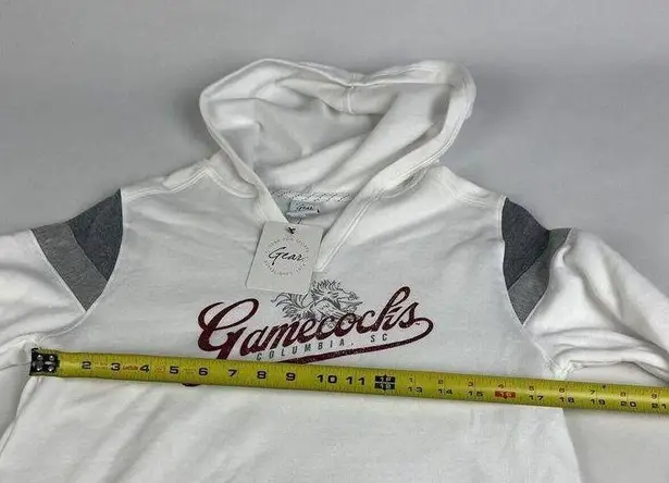 Gear for Sports University Of South Carolina Gamecocks Medium Relaxed‎ T Shirt Hoodie Gray NEW