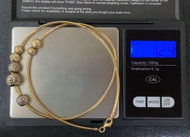 Sterling Silver 925 Gold Vermeil Sliding Ball Charm Pendant Snake Chain Necklace