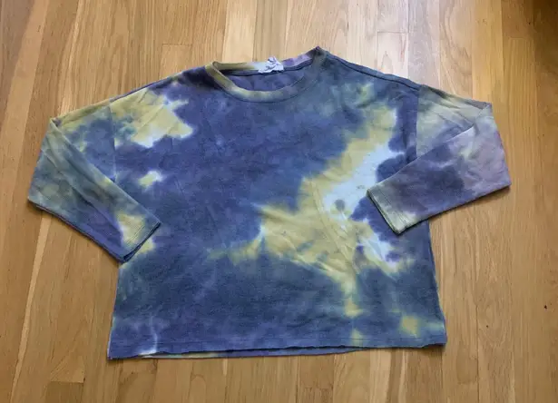 FOR THE REPUBLIC Tie Dye Waffle Tee