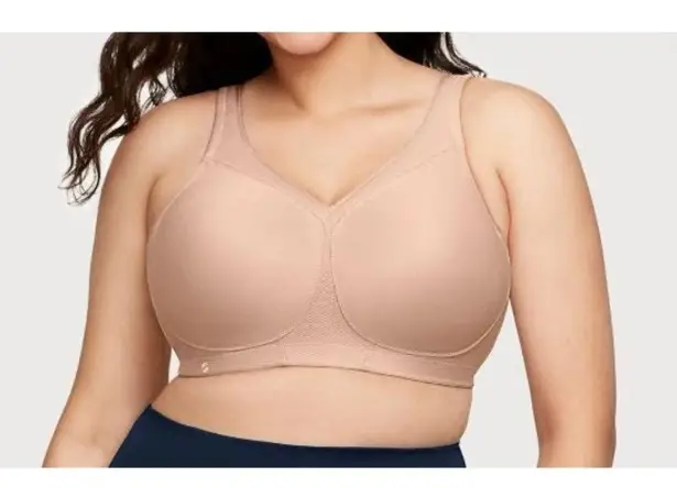Glamorise Womens MagicLift Seamless Sports Bra 48D Moisture Wicking Size undefined