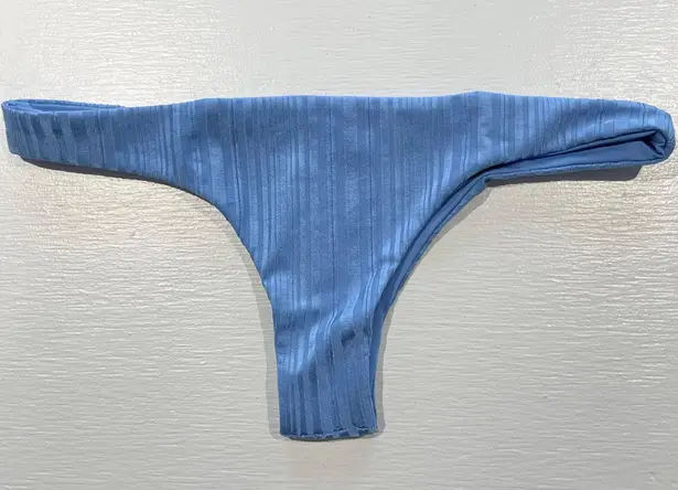 Tavik New Slinky Rib Minimal Bikini Bottom Ali Mini Sea Blue