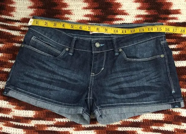 Y2K Levi’s Grunge Micro Mini Baddie Hot Pants Low Rise Jeans Denim Booty Short Shorts #goth #whimsigoth bimbo subversive #acubi #gorpcore cyber #punk biker whimsygoth mcbling Size 7 - Image 5