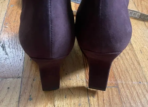 Vince Camuto  Brown Leather Heeled Boots 8.5