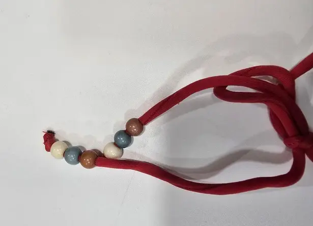 It's Now Cool Crochet Tie Bikini Bottom in Nirvana Red Size M