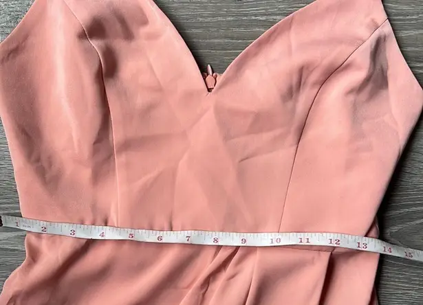 Shona joy NEW Core Cocktail Draped Dress in Dusty pink