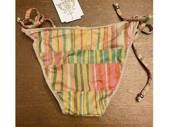 Becca NWT Cabo Del Sol Tie Side Bikini Bottom Size XS