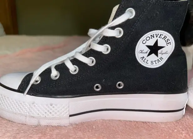 Converse Black Platform