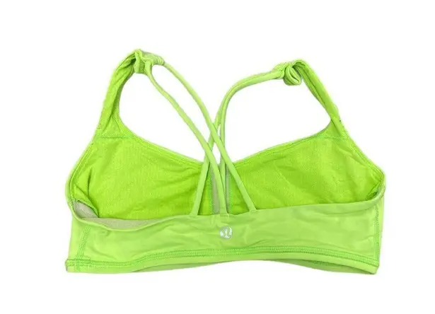 Lululemon  Free To Be Bra Zippy Green 6