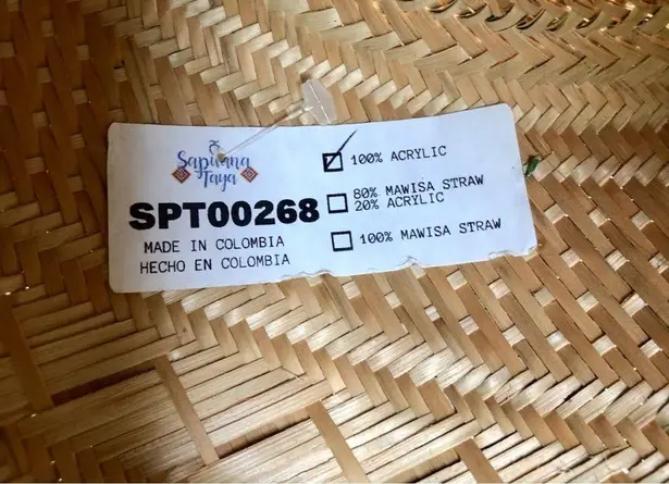 Wayuu NEW Handwoven Sun Hat Boho Artisan Unique One of a Kind Green Red Outdoor