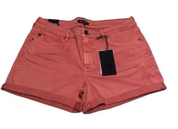 Dear John  Womens Size 31 Shorts Chalk Pink Cuffed Hem Pockets Stretch NWT