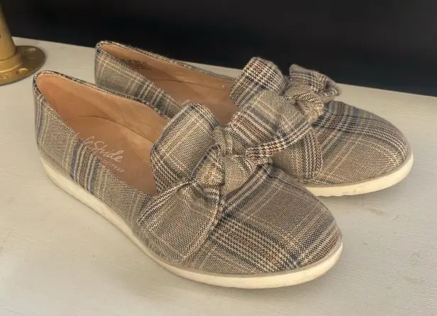 Life Stride Womens Zest Bow Slip-On Loafers 8.5