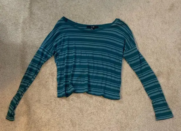 Forever 21 Blue Striped Long Sleeve