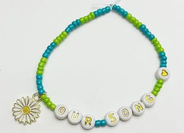 Handmade Tour Friendship Bracelet Our Song Debut with Charm