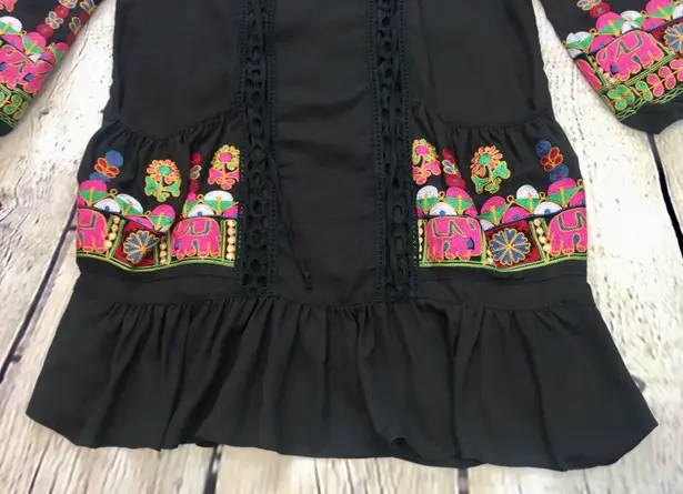 Vava by Joy Han Gabi Cold Shoulder Embroidered Dress