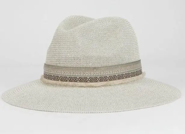 West of Melrose NWT-  Gray Wide Brim Rancher Fedora Hat