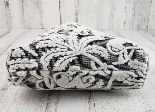 Black White Paisley Polka Dot Tote Bag Shoulder Purse Women's Monogrammed RSL