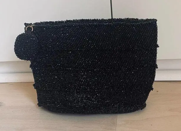 Vintage 40’s Hiawatha Beaded Clutch Black Black tie Looks Formal Accessories