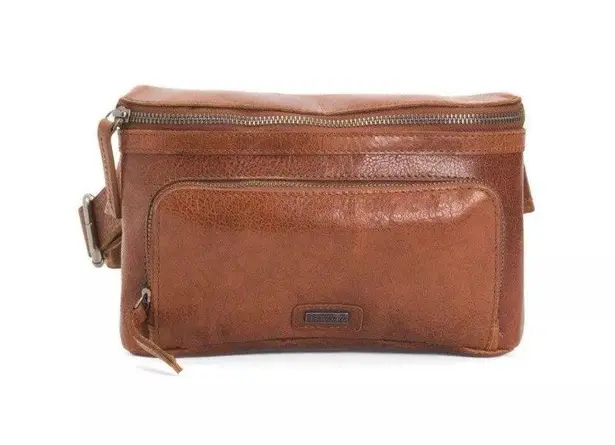 Spikes &Sparrow Spikes & Sparrow Genuine Leather Waist Bag Fanny Pack in Brandy NWT