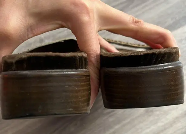 Donald J Pliner Fifi Brown Velvet Bedazzled Platform Slide Women’s Size 9.5