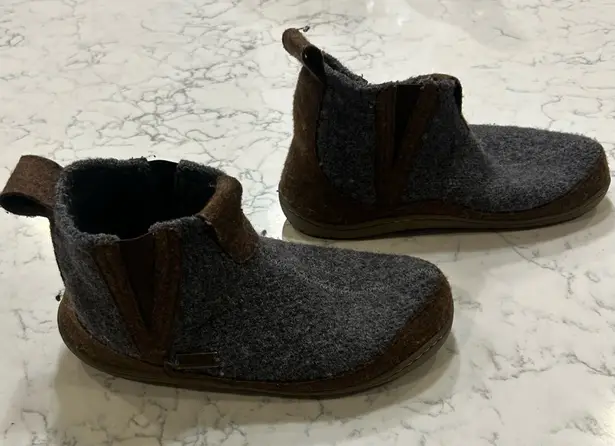 Haflinger Wool Bootie Slipper Shoes Size 37/Woman’s 6 Blue